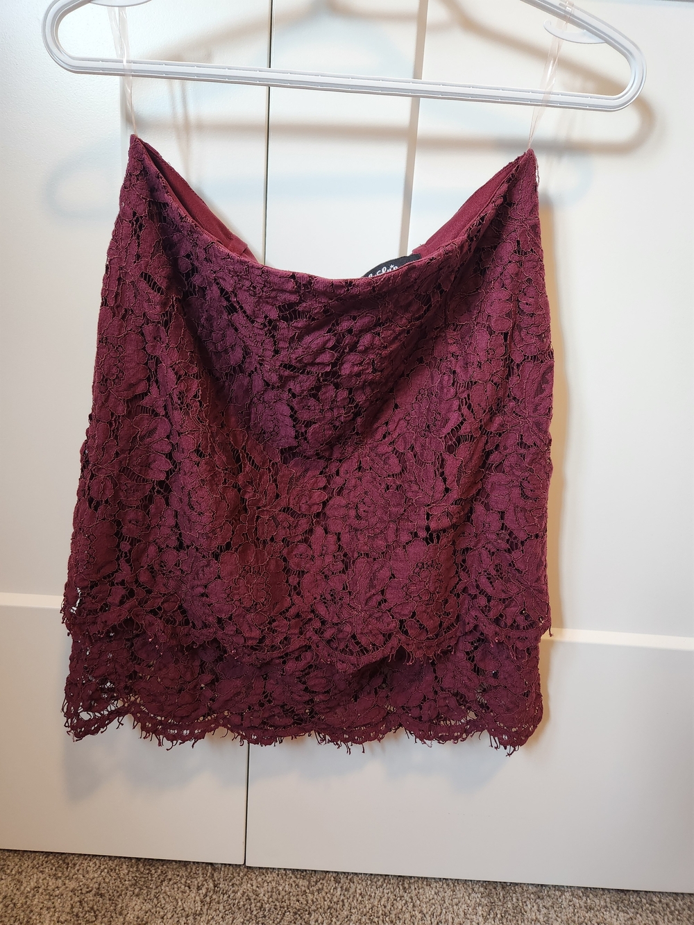 Lulus ‘Turn Back Time’ Burgundy Two Piece Set - Picture 7 of 10